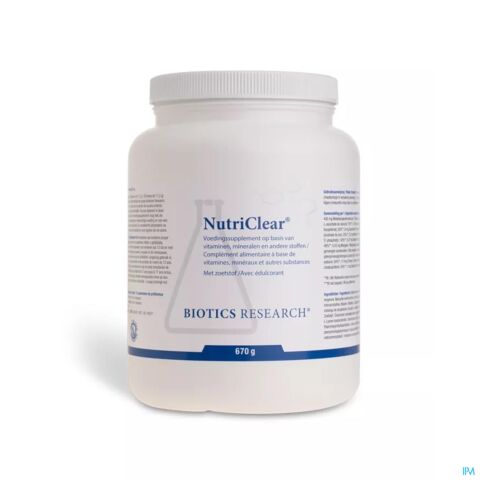 Biotics Nutriclear Poudre Pot 670g