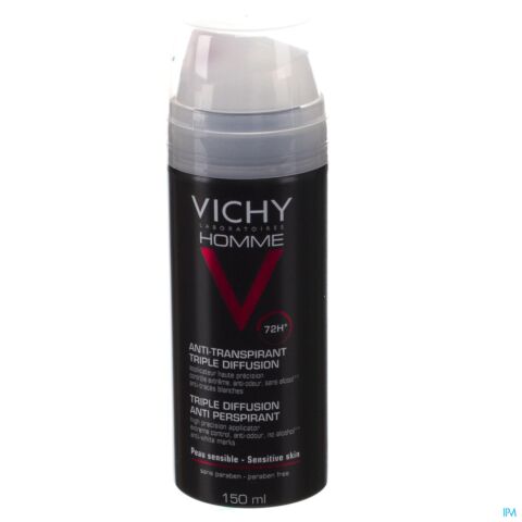 Vichy Homme Déodorant Anti-Transpirant Triple Diffusion 72h Spray 150ml
