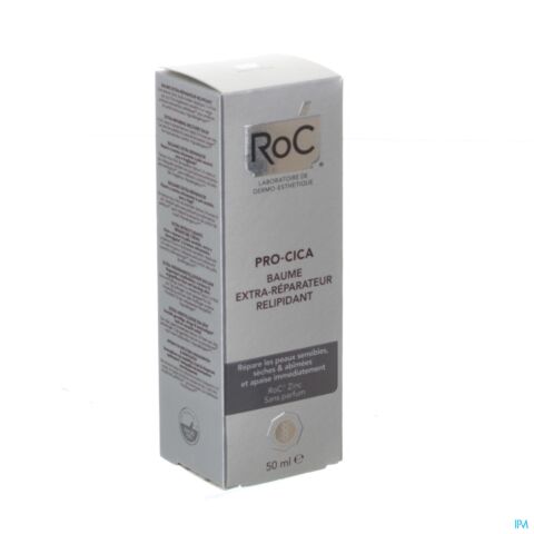 Roc Pro-Cica Baume Extra-Réparateur Relipidant Flacon Airless 50ml