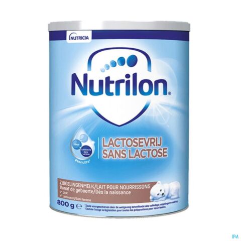 Nutrilon Lait en Poudre Sans Lactose pour Nourrissons 0m+ 800g