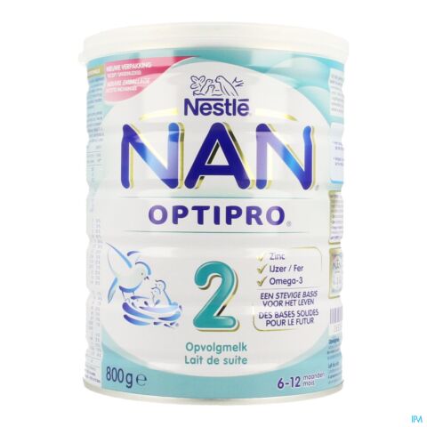 Nan Optipro 2 6-12m Lait De Suite Pdr 800g