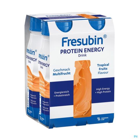 Fresubin Protein Energy Drink Fruits Tropicaux Bouteille 4x200ml