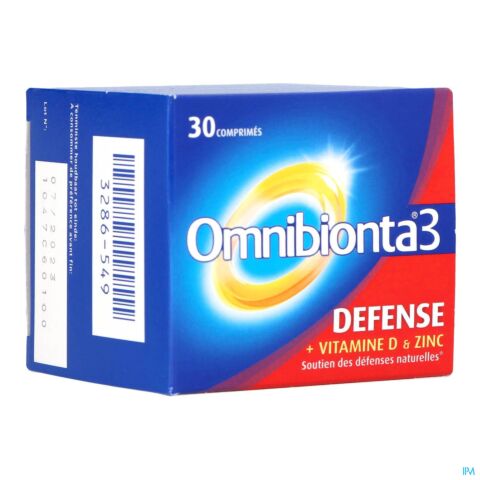 Omnibionta 3 Défense 30 Comprimés