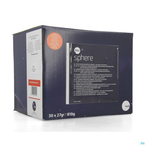 Pku Sphere 15 Fruits Rouges 30 X 27g