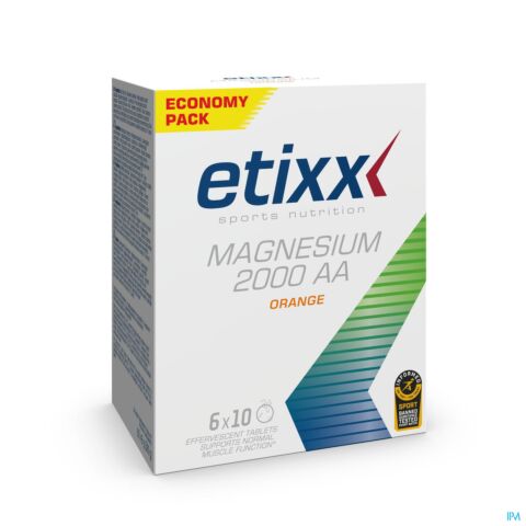 Etixx Magnesium 2000 Aa Comp Efferv. 6x10