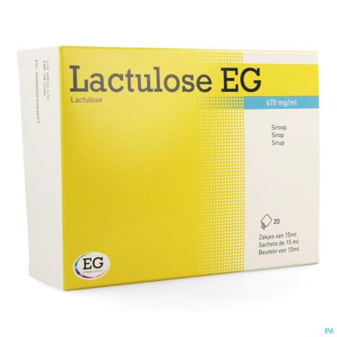 Lactulose EG 670mg/ml Sirop 20 Sachets de 15ml