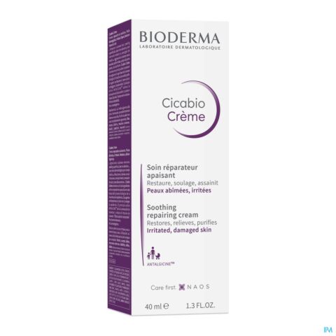 Bioderma Cicabio Crème Réparatrice Apaisante Tube 40ml