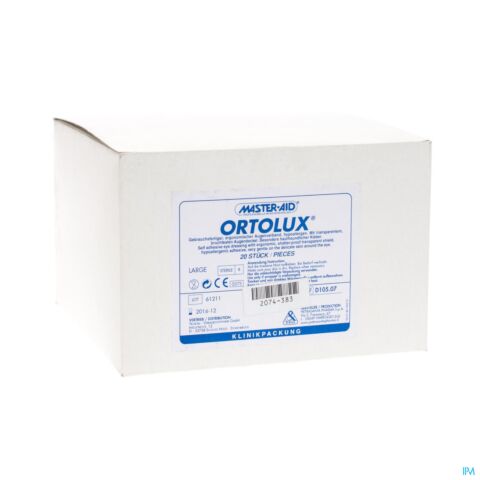 Ortolux Large Compresse Oculaire 20 70108
