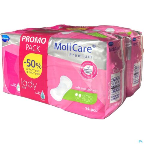 Molicare Premium Lady Pad 2 Drops 2x14 Promopack