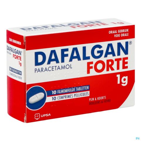 Dafalgan Forte Adultes 1g 10 Comprimés Pelliculés