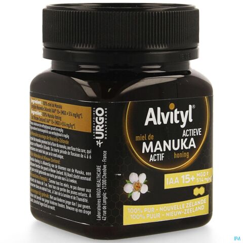 Alvityl Miel de Manuka Actif IAA 15+ Pot 250g