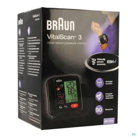 Braun Tensiometre Poignet Bbp2200 Vitalscan 3