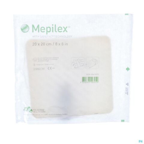 Mepilex Pans Mousse Sil Abs Ster 20x20cm 1 294400