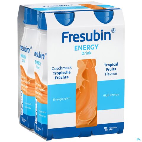 Fresubin Energy Drink Fruits Tropicaux Bouteille 4x200ml