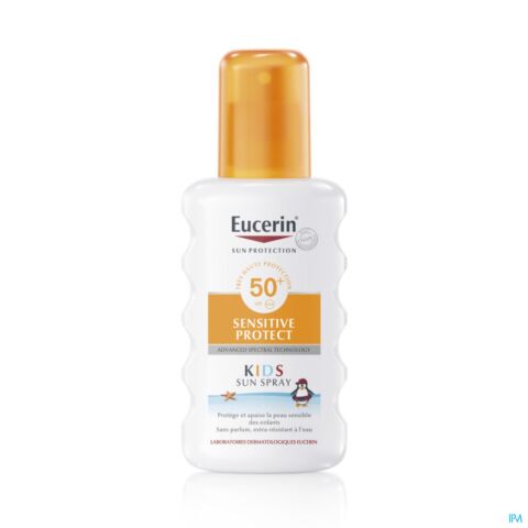 Eucerin Sun Sensitive Protect Kids Enfants IP50+ Spray 200ml