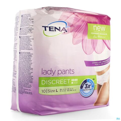Tena Lady Pants Discreet Large 10 795610
