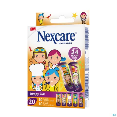 Nexcare 3m Happy Kids Professions Pans 20 N0920pr