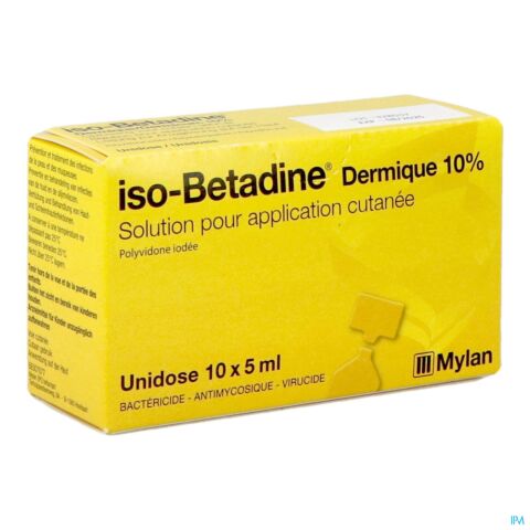 Iso-Betadine Dermique 10% Unidose 10 x 5ml