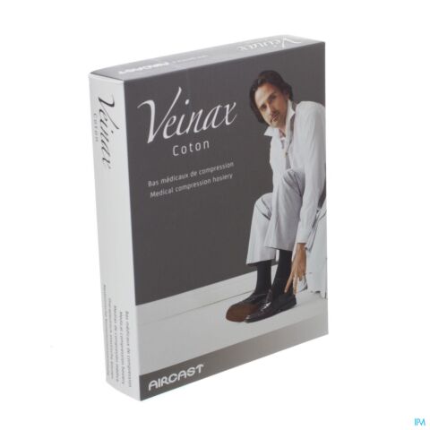 Veinax Chausset Homme Coton 2 Long Marron Taille3