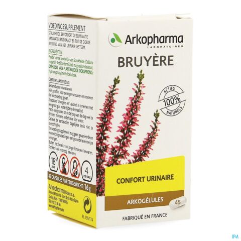 Arkopharma Arkogélules Bruyère Confort Urinaire 45 Gélules