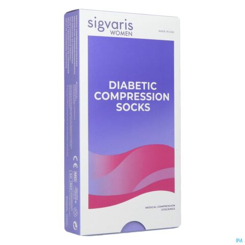 Sigvaris Diabetic Femme Chauss. l Short Blanc