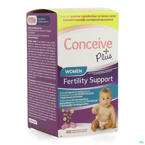 Sasmar Conceive Plus Women Fertil. Support Caps 60