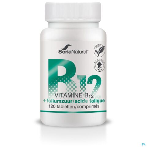Soria Vitamine B12+acide Folique 250mg Comp 120