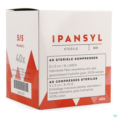 Ipansyl 1 Cp Ster 8pl 5,0x 5,0cm 40