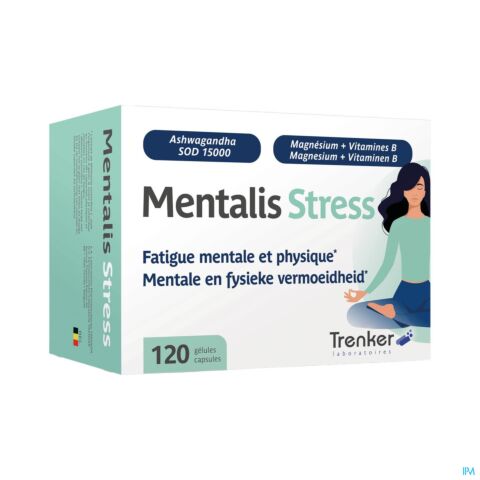Mentalis Stress Fatigue Mentale et Physique 120 Gélules