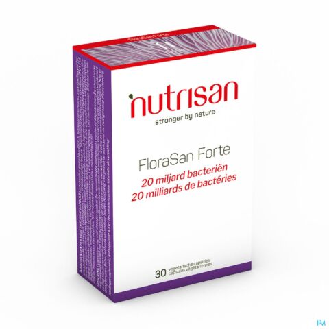 Nutrisan FloraSan Forte 30 Capsules Végétariennes