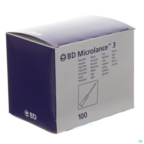 Bd Microlance 3 Aig.26g 5/8 Rb 0,45x16mm Brun 100