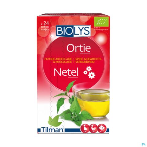 Biolys Fatigue Articulaire & Musculaire Tisane Ortie 24 Infusions