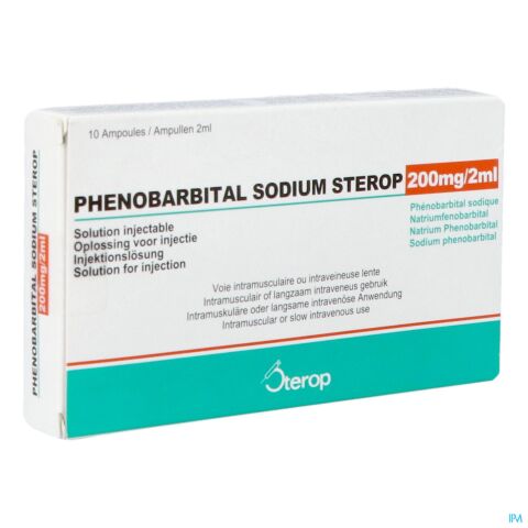 Phenobarbital Sod. Sterop 200mg/2ml Sol Inj Amp 10