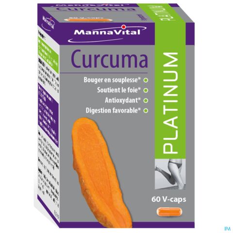 Mannavital Curcuma Platinum 60 V-Caps