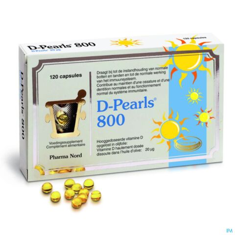 Pharma Nord D-Pearls 800 120 Gélules