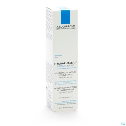 La Roche-Posay Hydraphase Intense UV Riche Crème Flacon Airless 50ml