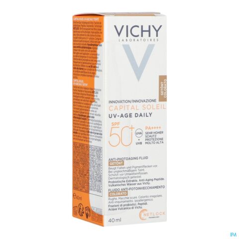 Vichy Cap Sol Uv-age Tintee Light Ip50+ 40ml