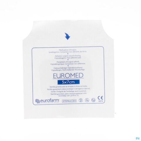 Euromed 5x 7cm 1 Pansement D'ile Steril