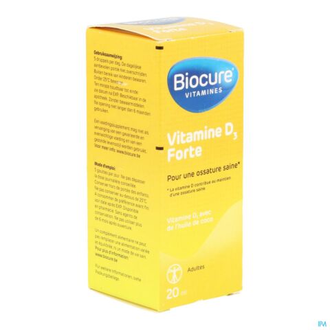 Biocure D3 Forte Gutt 20ml
