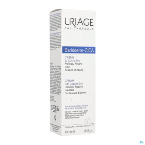 Uriage Bariéderm Cica-Crème au Cuivre Zinc Tube 100ml