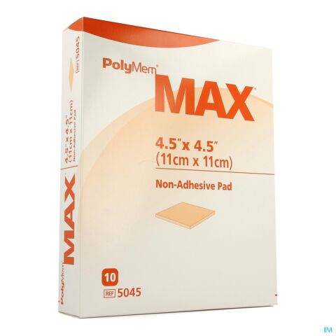 Polymem Max Pad Dressing N/adh 11x11cm 10 5045