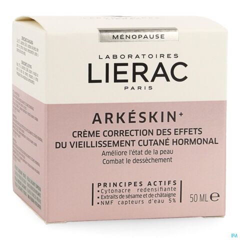Lierac ArkéSkin+ Crème Correction des Effets du Vieillissement Cutané Hormonal Pot 50ml