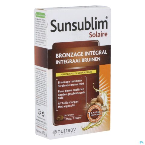 Sunsublim Bronzage Intégral Peau Normale 30 Gélules
