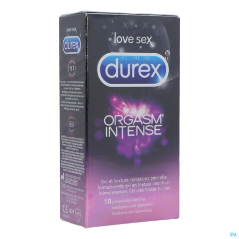 Durex Orgasm'Intense 10 Préservatifs
