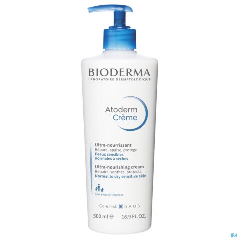 Bioderma Atoderm Crème Ultra-Nourrissant Flacon Pompe 500ml