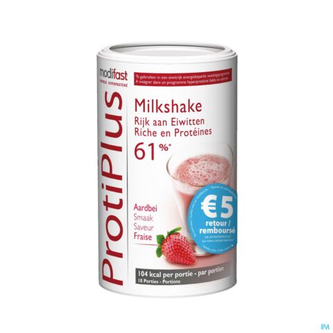 Modifast Protiplus Milkshake Fraise 540g Promo