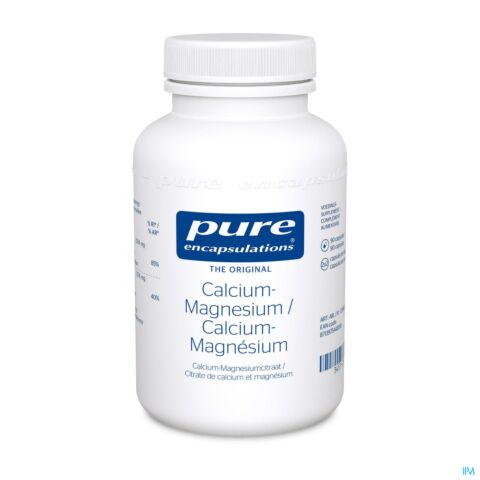 Pure Encapsulations Citrate de Calcium & de Magnésium 90 Gélules