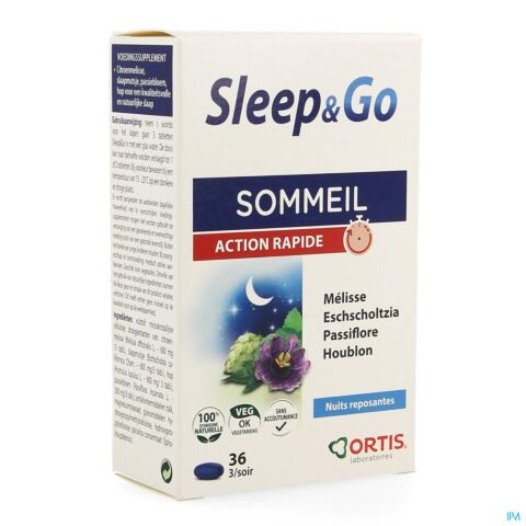 Ortis Sleep & Go Sommeil 36 Comprimés
