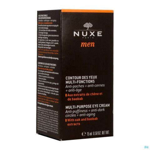 Nuxe Men Contour des Yeux Multi-Fonctions Flacon-Pompe 15ml