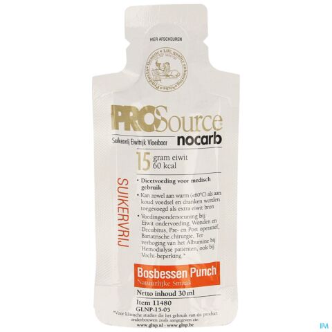 Prosource Nocarb Myrtille 15g Protein Sach 1x30ml